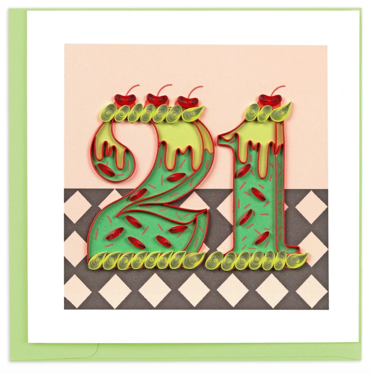 Quilled Birthday Card