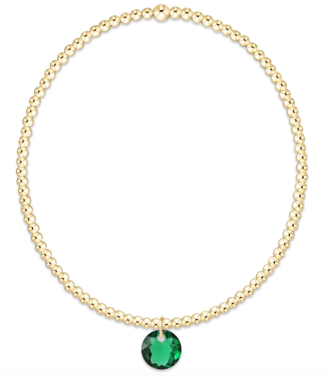 Classic Gold 2mm Reflection Sm Charm Bracelet