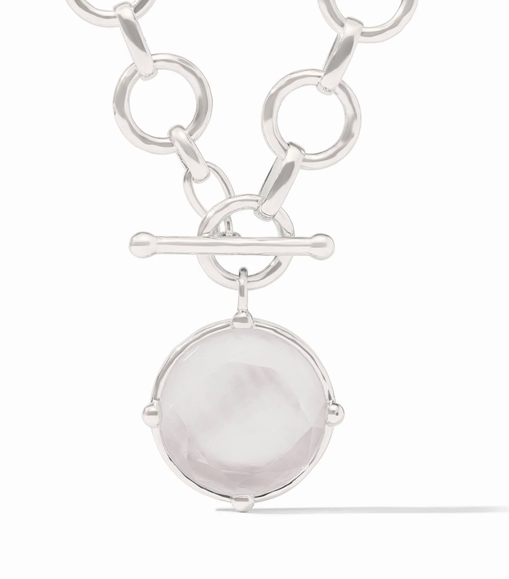 Silver Honeybee Statement Necklace