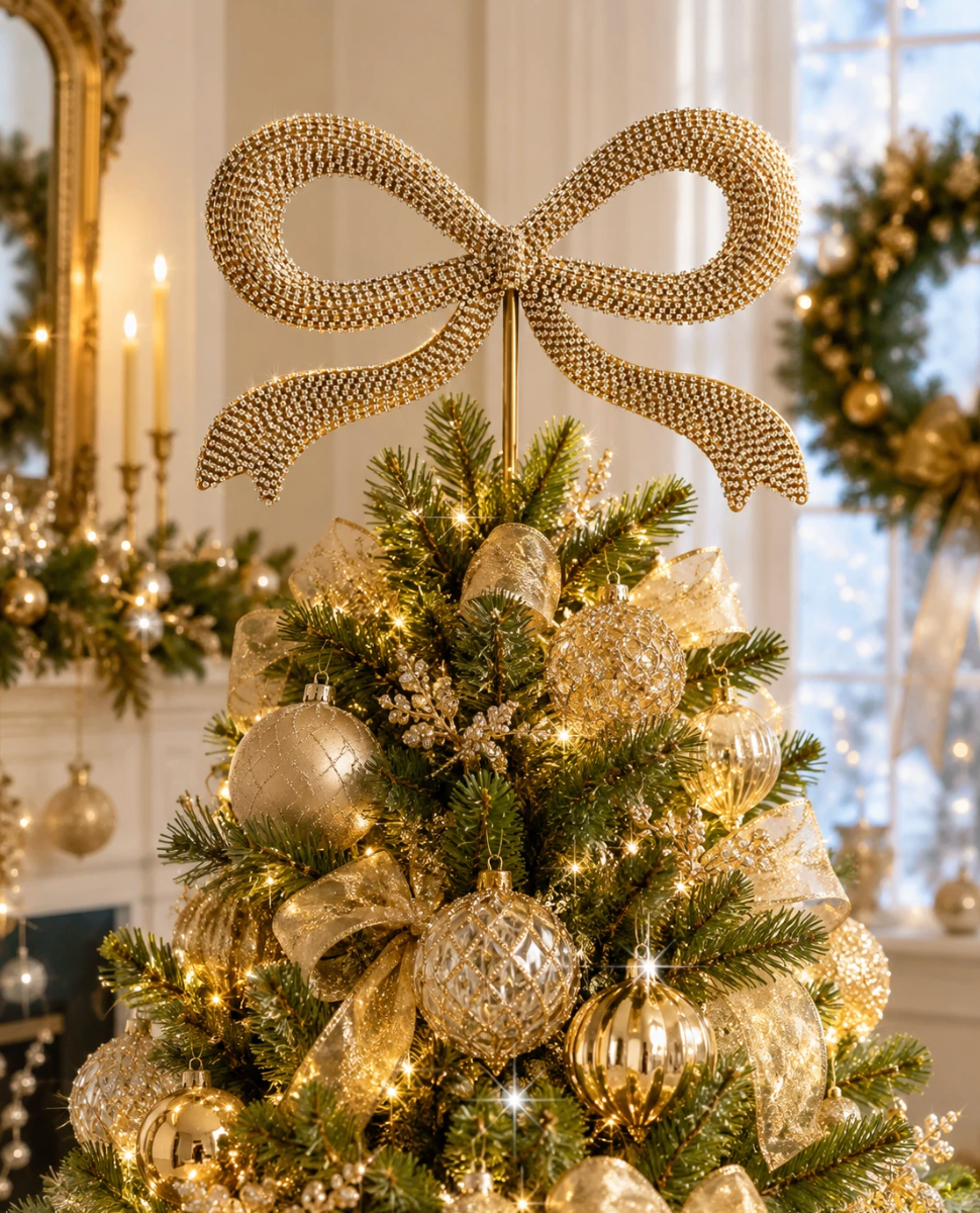 Jewel Bow Tree Topper