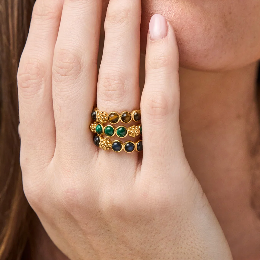 Berry Gem Ring Tiger's Eye sz 7 ZYRN97/210