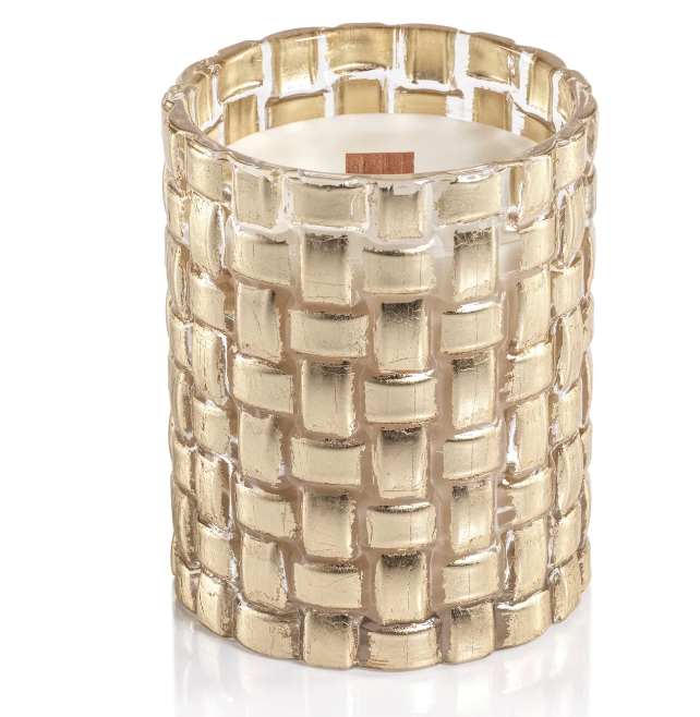 Braided Lumina Scented Candle Wood Wick 11.5 oz-Siberian Fir