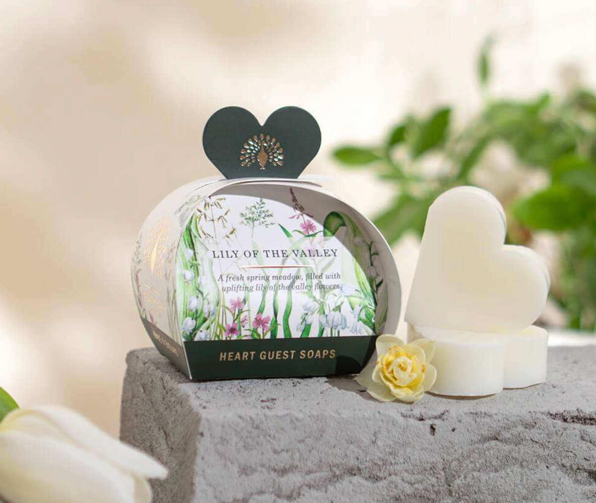 3x20g Heart Guest Soaps