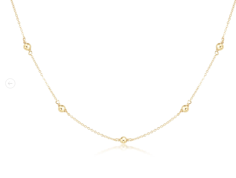 15in Choker Simplicity Gold Chain