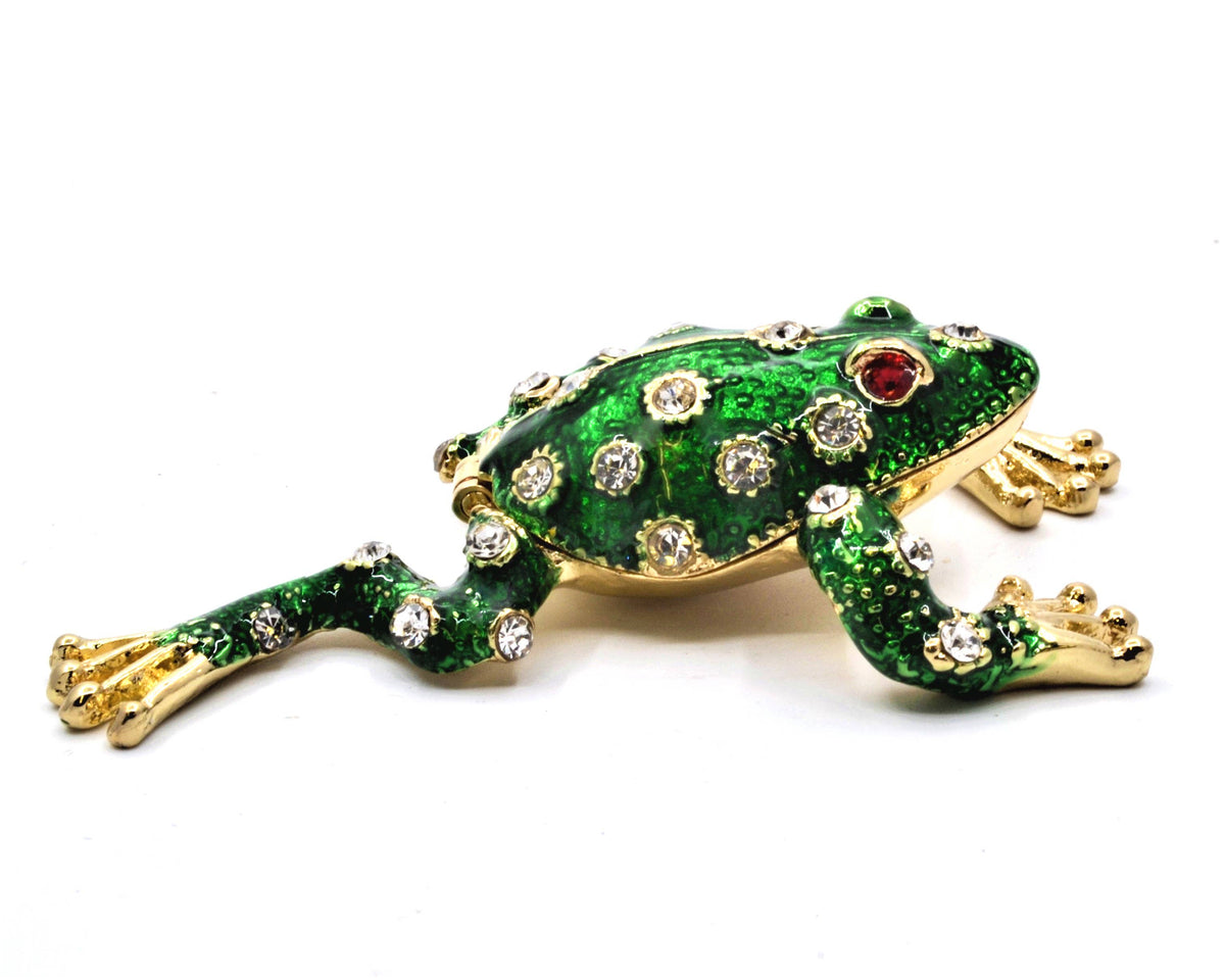 Leaping Frog Trinket Box