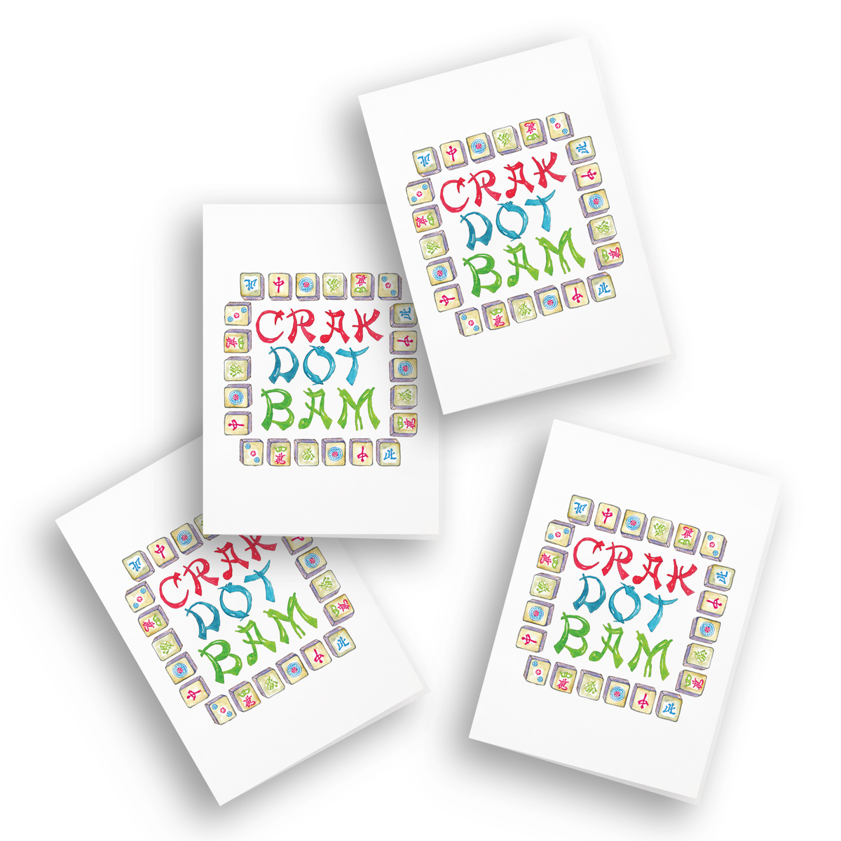 Crak Dot Bam Enclosure Cards | Pack of 4