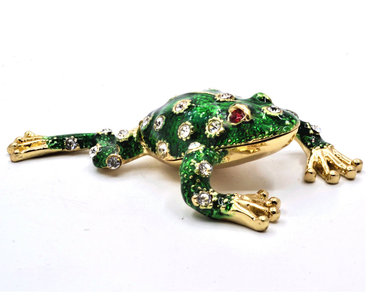 Leaping Frog Trinket Box