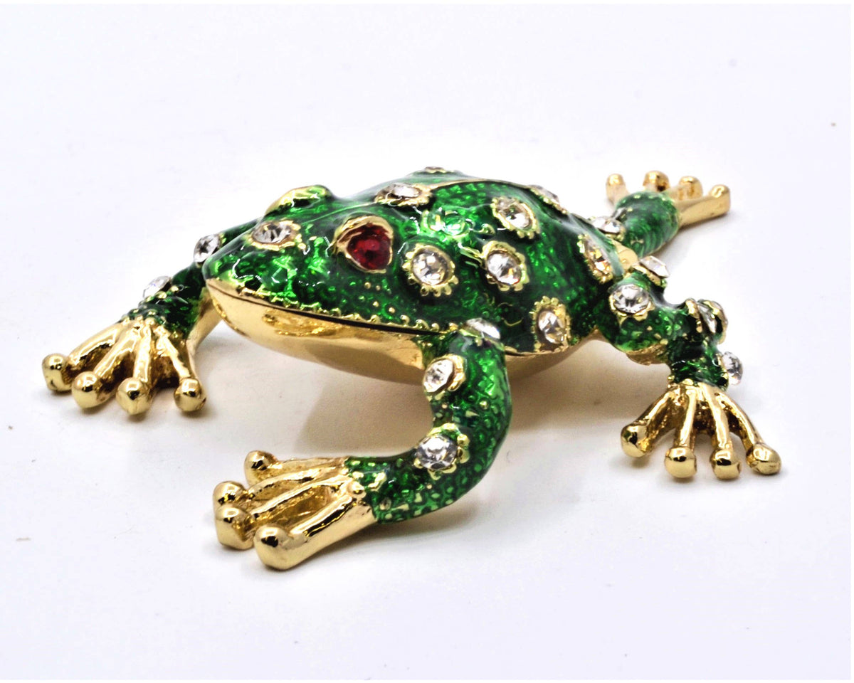 Leaping Frog Trinket Box