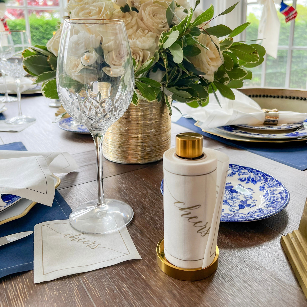 Golden Salute Cocktail Napkins