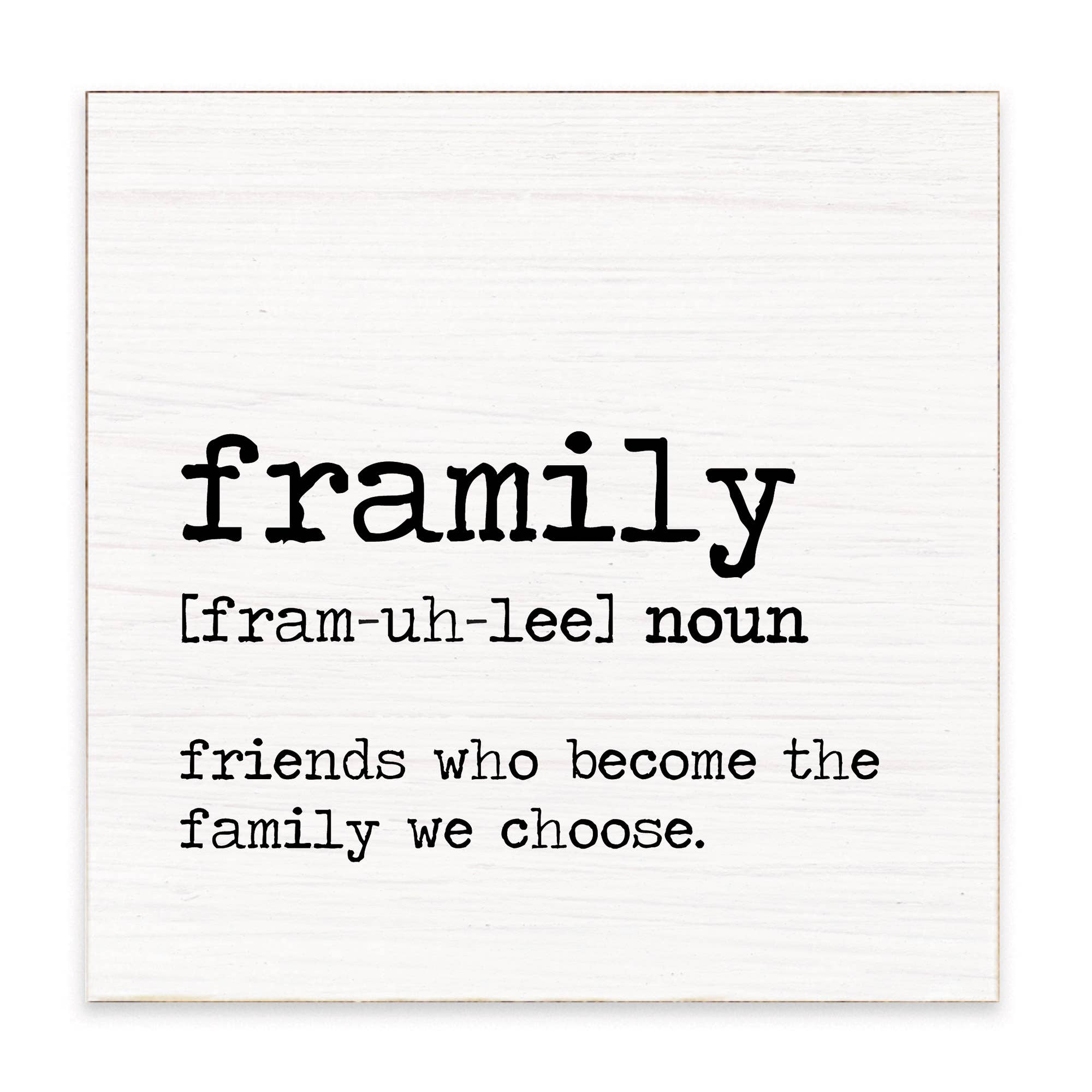 Framily Definition Block