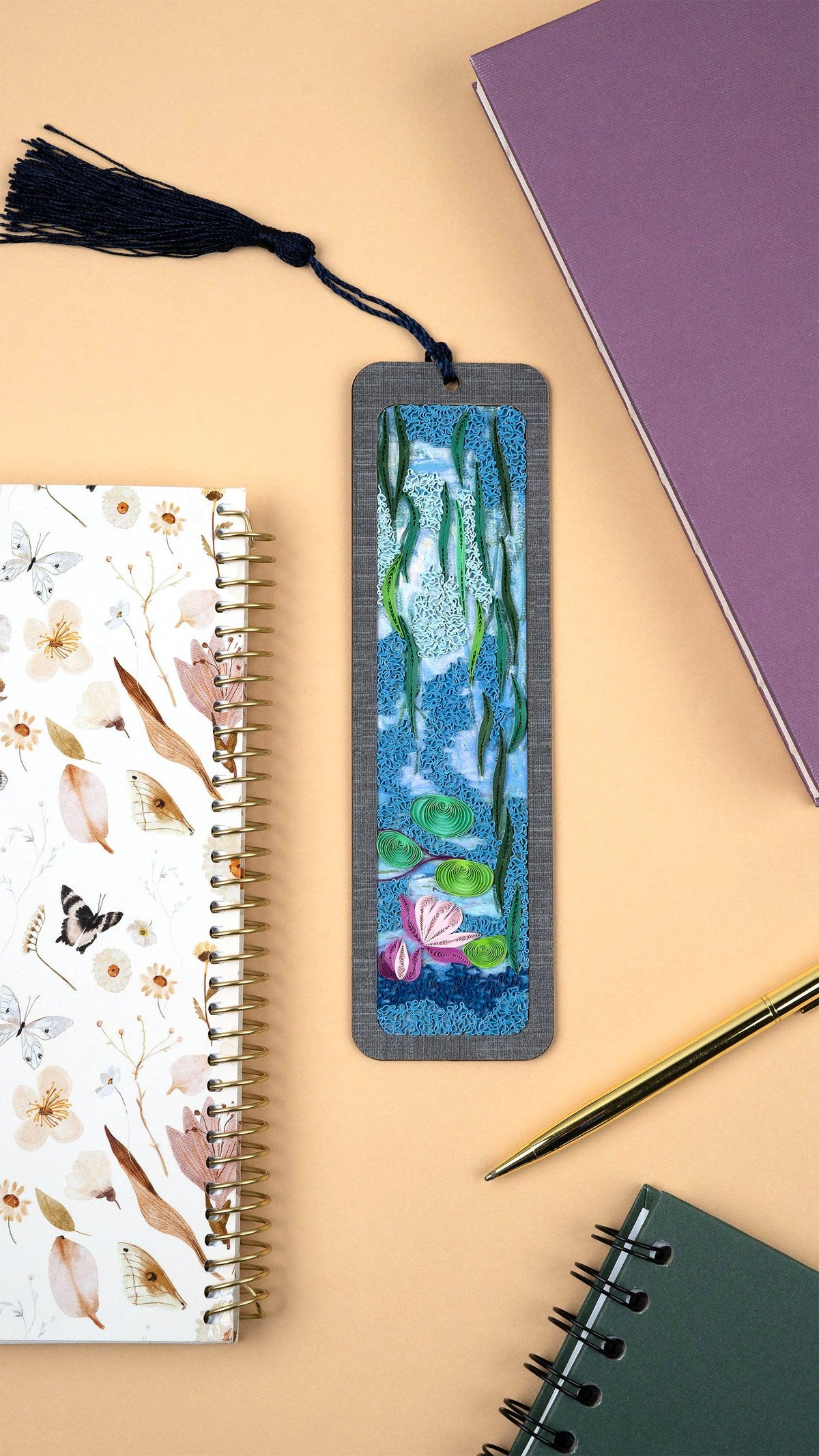 Water Lilies (Monet Inspired) Bookmark