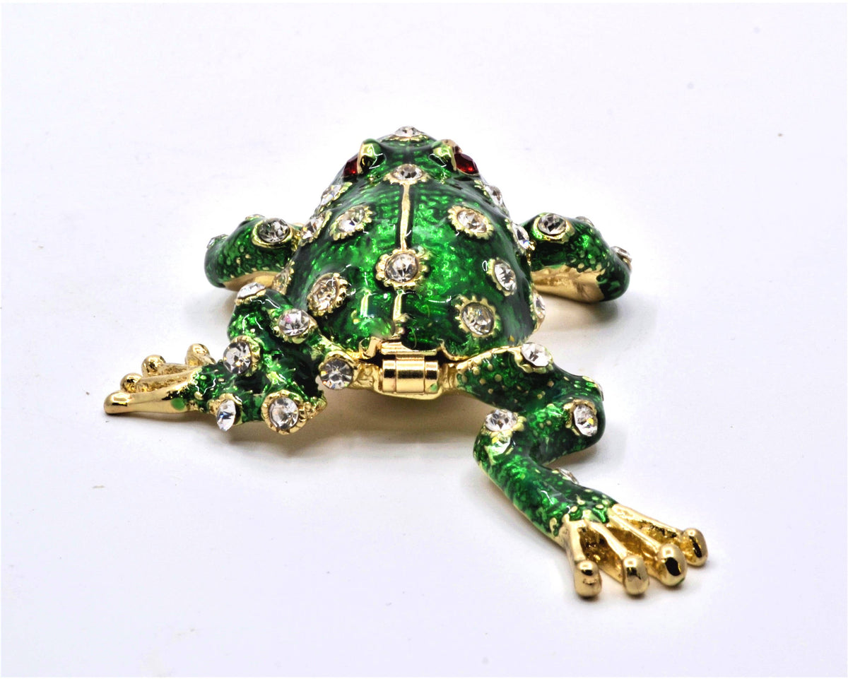 Leaping Frog Trinket Box