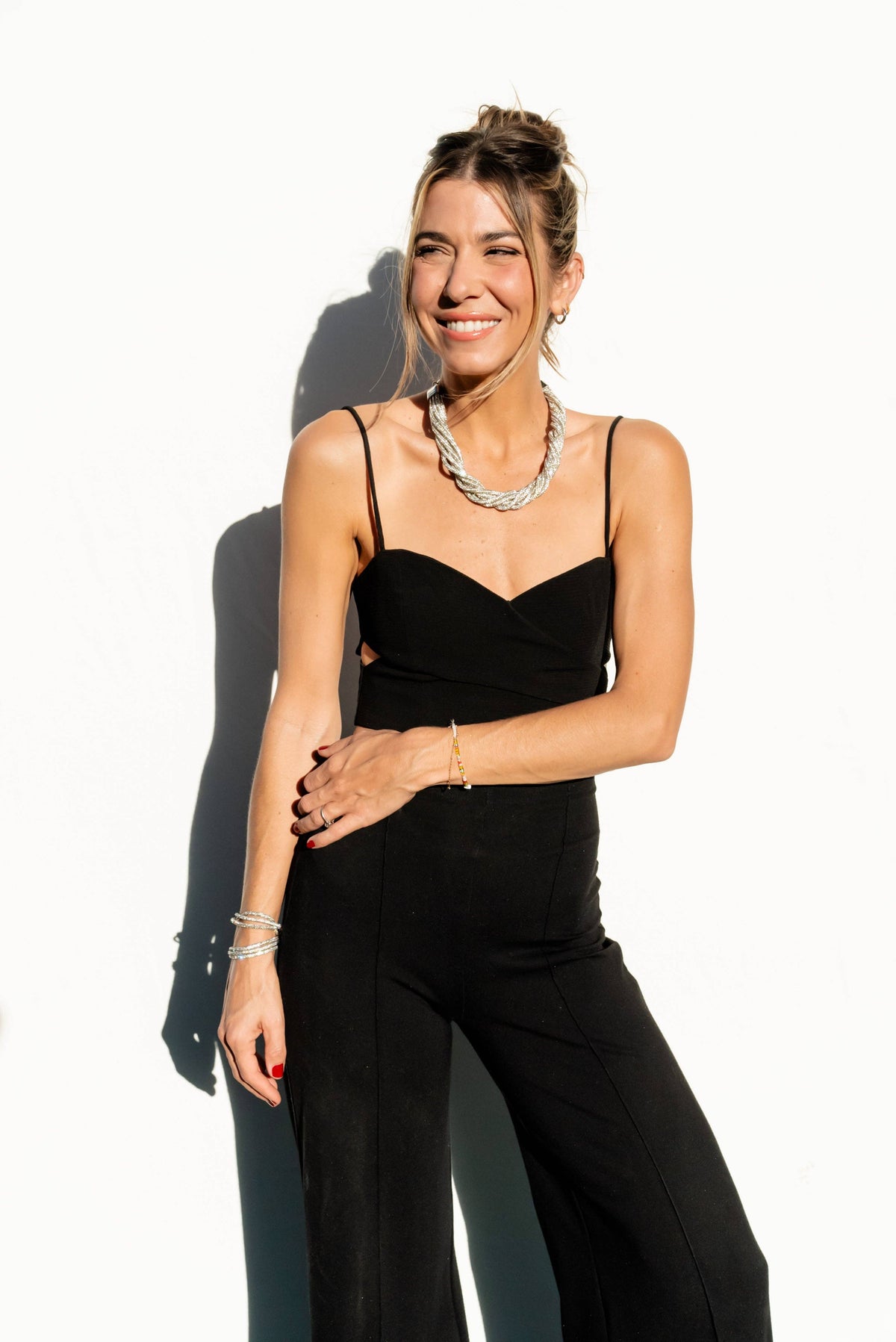 Multi Strand Necklace - Crystal
